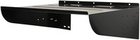 20" x 16" Steel Wall Mount Equipment Shelf in Black