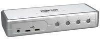 4-Port DVI/USB KVM Switch with Audio and Cables