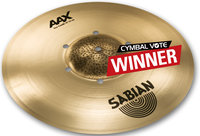 16" AAX Iso Crash Cymbal in Brilliant Finish