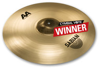 20" AA Raw Bell Crash Cymbal in Natural Finish