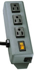 3-Outlet Industrial Power Strip with 6' Cord