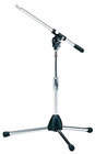 Short Microphone Boom Tripod Stand in Chrome