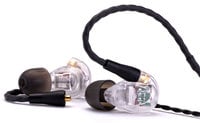 UM Pro 50 High-Performance 5 Driver Earphone Monitors with Removable Cable in Clear