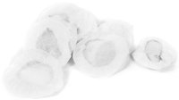 Replacement Sanitary Headphone Covers, 100 Pack, White