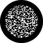 "Pixel Pattern" Steel Gobo