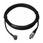 Right Angle Microphone Cable in Black with 3-Pin Lemo Connectors for ME102 , ME104 , ME105