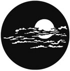 G794 Steel GAM Gobo, &quot;Moon with Clouds 1&quot; Pattern