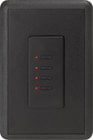 Ultra Series Digital 5-Wire 4 Button Station in Black with Red LED Indicators