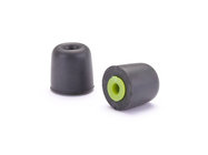 10-Pack of True-Fit Foam Earbud Tips with Green Attachment Ring