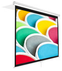 Universal 84" Roll-Down Pull-Down Manual Projection Screen (50.3'' x 67.3''), in Matte White