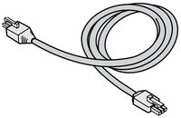 Philips Color Kinetics 108-000035-01 12" 120 VAC Jumper Cable in White for eW Profile Powercore