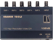 1:5 Composite Video Distribution Amplifier