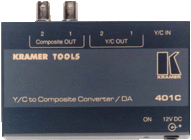 S-Video to Composite Video Format Converter