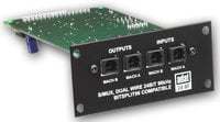 Option Card with 8-Channels of 24 bit I/O at 44.1-96kHz and 4-Channels at 176.4-192kHz.