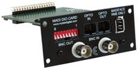 Card with Optical and Electrical MADI Connectors for 8X192 AD/DA