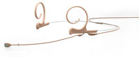 d:fine Dual-Ear Omnidirectional Headset Microphone for Sennheiser Wireless with Long Boom in Beige