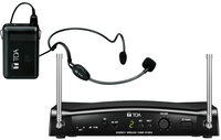 16-Channel UHF Wireless System with Tuner, Rechargeable Transmitter, WH-4000H Headset Microphone