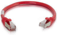 Cables To Go 00844  3 ft CAT6 Snagless Shielded Network Patch Cable, Red
