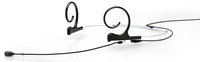 d:fine Dual Ear Cardioid Headset Microphone with MicroDot Termination and 120mm Long Boom Arm, Black