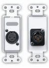 Decora-Style Wall Plate with Solder-Type 3-Pin XLR-F Plug