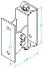 Vernal Stainless Steel Wall Mount Bracket
