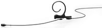 d:fine Single Ear Omnidirectional Headset Microphone with Hardwired TA4F Connector and 110mm Long Boom Arm, Black