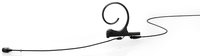 d:fine Single Ear Omnidirectional Headset Microphone with Screw-On 4-Pin Hirose Connector and 110mm Long Boom Arm, Black