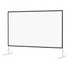 96" x 168" Fast-Fold Deluxe Da-Mat Projector Screen, Heavy Duty Legs