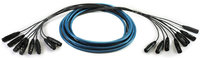 50 ft. 8-Channel Multitrack Audio Snake with XLR Connectors