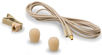 Omnidirectional Lavalier Microphone Without Adapter (Sold Seperately) , Beige