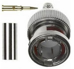 75 Ohm BNC STR Crimp Coaxial Plug