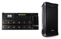 Full-Range Flat-Response Guitar Rig Bundle with POD HD500X Modeling Processor and StageSource L2t Loudspeaker with Onboard Mixer and Effects