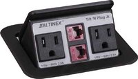 Tabletop Interconnect Box with 2 RJ-45 Connectors