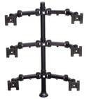 3 Dual Display Arms on 42" Tube with Grommet Base