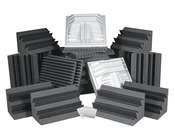 Auralex PROPLUSCHA/CHA Roominators Pro Plus Complete Room Acoustic Treatment Kit in Charcoal Gray