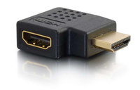 Right Angle HDMI Adapter with Right Exit