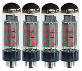 JJ Electronics EL34QJJ Quartet of EL34 Preamp Vacuum Tubes