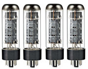 Quartet of EL34 Power Vacuum Tubes