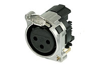 B-Series 3 Pin Female XLR Receptacle