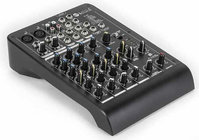 6-Channel Compact Mixer with Built-In Effects and 2 XLR Inputs