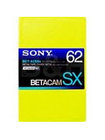 Betacam SX Small Cassette, 62 min.