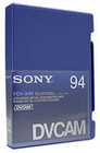 DVCAM Video Cassette, 94 Mins.
