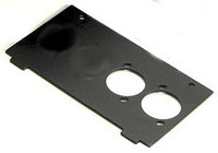 Base Plate with Punch Outs for 2 AC Connections