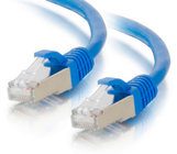 35FT CAT6 Snagless Shielded Network Patch Cable in Blue