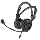 100 Ohm Broadcast Headset with Hypercardioid Dynamic Boom Microphone and Unterminated Ends