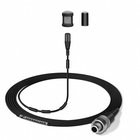 Omnidirectional Lavalier Microphone with Pigtail Lead in Black