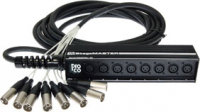 50 ft Low Profile 4-Channel XLR Drop Snake