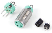 Screw-On Female XLR Connector in Black