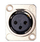 3-Pin Non-Locking Female XLR Connector