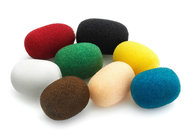 Miniature Foam Windscreen, 8 Pack, Assorted Colors